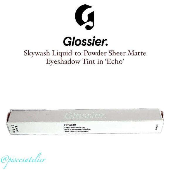 Glossier Skywash Liquid-to-Powder Sheer Matte Eyeshadow Tint in Echo - Picture 14 of 15
